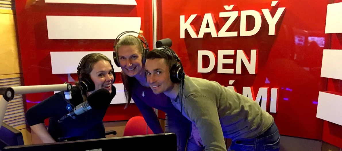 Studenti Sportovní diplomacie navštívili televizní studia i rozhlasový newsroom